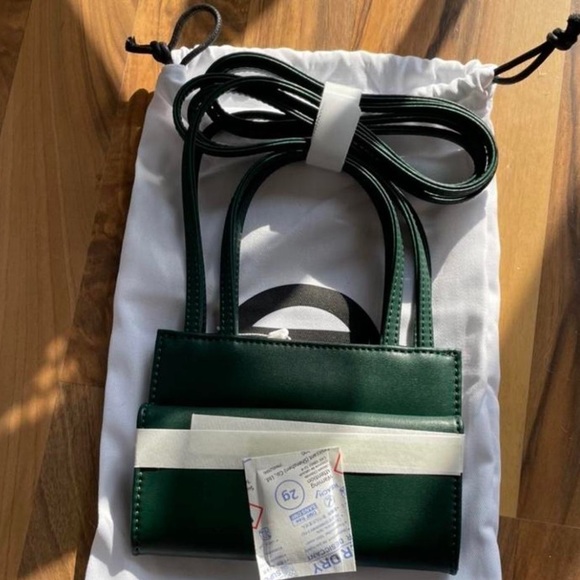 Telfar Dark Olive Small Tote Bag - Picture 5 of 5